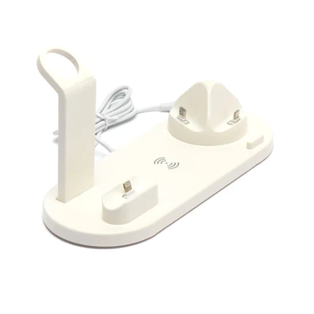 Беспроводная зарядка док-станция для смартфона, часов и наушников